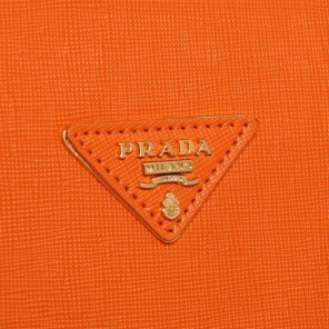 2013 Prada Saffiano Leather Tote Bag 1801 in Orange