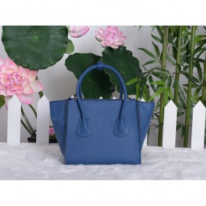 2014 Prada Original Leather Tote Bags BN2625 Royalblue