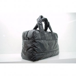 2015 Chanel Coco Cocoon Satchel Bag Sheepskin A36031 Black