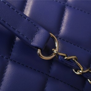 2015 Chanel Shoulder Bag Sheepskin Leather A68036 Royal