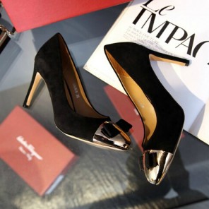 2015 Ferragamo women high-heeled shoes