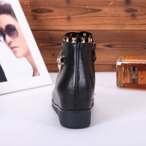 2015 Valentino women Rivet diamond boots