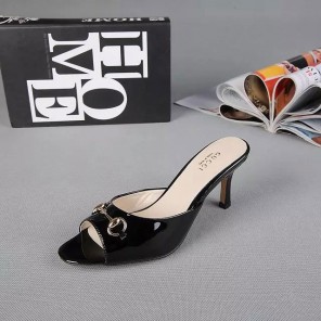 2016 classic gucci women Sandals in Patent leather