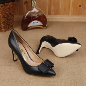 2016 new arrivals Ferragamo shoes in Calfskin leather Heel Height 11cm