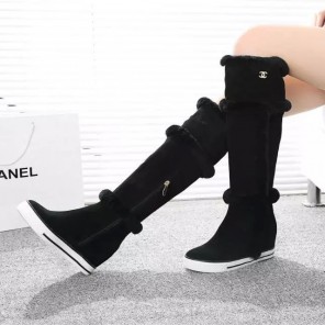 2016 new arrivals chanel velvet Boots