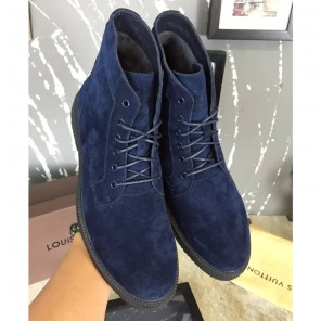 2016 new arrivals louis vuitton Nubuck Leather men casual Boots