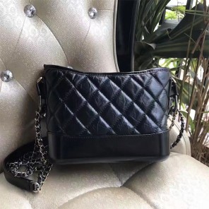 2017 Chanel Gabrielle small hobo bag Original leather A91810