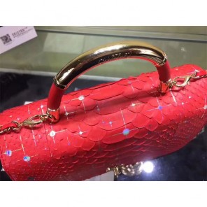 2017 Chanel Medium Shoulder Tote bag Original Python Leather A90024 Gold hardware