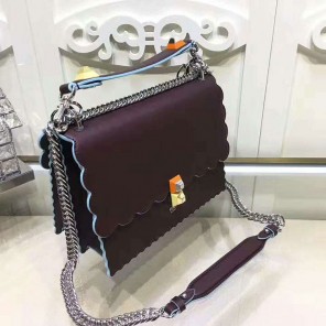 2017 Fendi KAN I handbag in Original calfskin leather 8BT3961