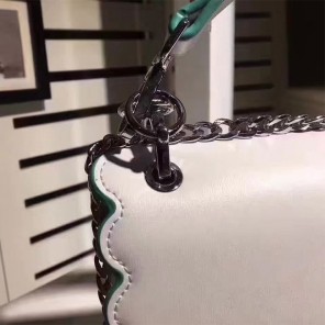 2017 Fendi KAN I handbag in calfskin leather 8BT3961