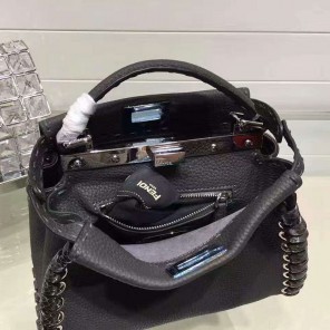 2017 Fendi MINI PEEKABOO handbag in Original calfskin leather 2447