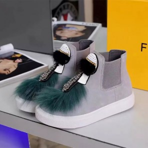 2017 Fendi women Casual shoes in Nubuck Leather