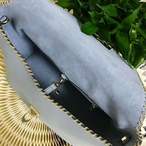 2018 VALENTINO DEMILUNE DOUBLE HANDLE BAG V2046