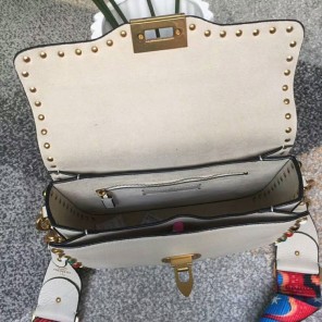 2018 Valentino GUITAR ROCKSTUD ROLLING CROSS SMALL BAG