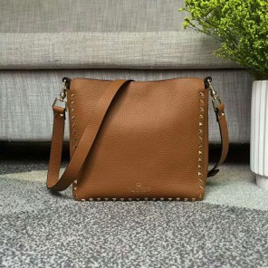 2018 Valentino GUITAR ROCKSTUD ROLLING HOBO BAG
