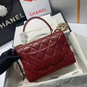 2021 Chanel Small Flap Bag with Top Handle