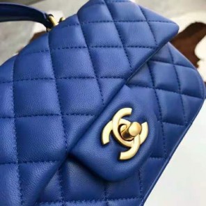 2021 Chanel mini flap bag with top handle