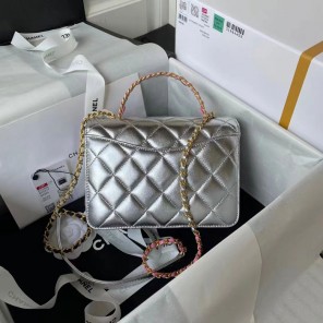 2023 Chanel MINI FLAP BAG WITH TOP HANDLE