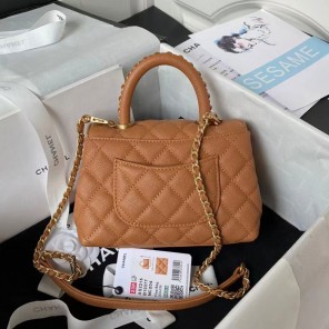 2023 Chanel MINI FLAP BAG WITH TOP HANDLE