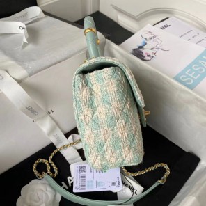 2023 Chanel MINI FLAP BAG WITH TOP HANDLE