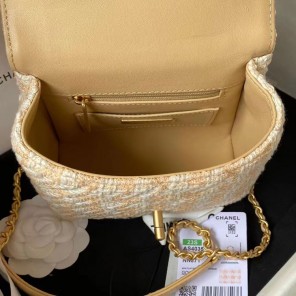 2023 Chanel MINI FLAP BAG WITH TOP HANDLE