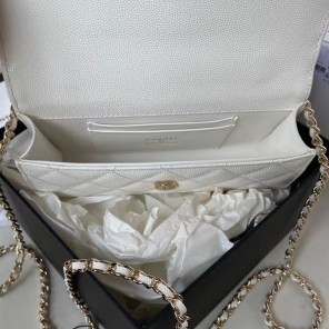 2023 Chanel MINI FLAP BAG WITH TOP HANDLE