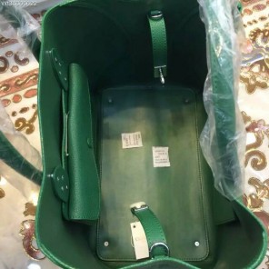 Dior LARGE OPEN BAR BAG SUPPLE Green GRAINED CALFSKIN