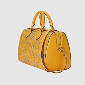 Gucci Arabesque GG Supreme top handle bag 409527 KLQPN 9674