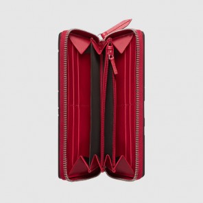 Gucci Arabesque canvas zip around wallet 410102 KLQPN 9778
