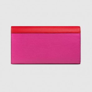 Gucci Contrast leather continental wallet 410100 AP0BG 5592