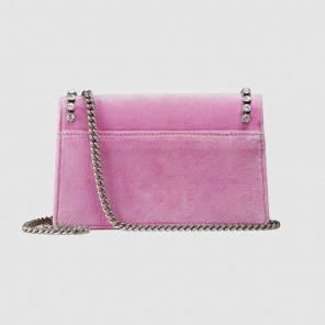 Gucci Dionysus suede super mini bag with crystals 476432 K4DNC 5870