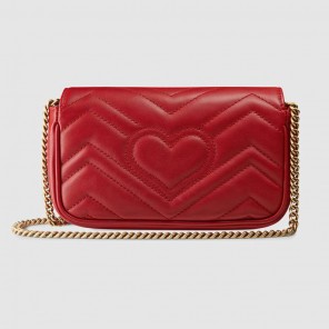 Gucci GG Marmont matelasse leather super mini bag 476433 DSVRT 6433