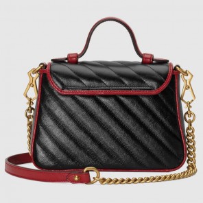 Gucci GG Marmont mini top handle bag 583571 0OLFX 8277