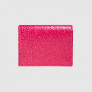 Gucci Leather card case with butterfly 499361 CAOGT 5661