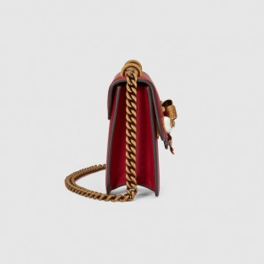 Gucci Peony leather chain shoulder bag 432281 DLXDT 6491