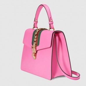 Gucci Sylvie leather top handle bag 431665 CVL1G 5662