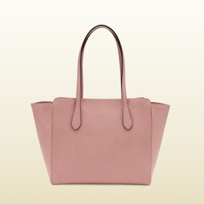 Gucci swing small leather tote