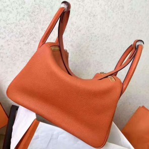 Hermes Lindy 26cm Original Leather Shoulder Bag H1058