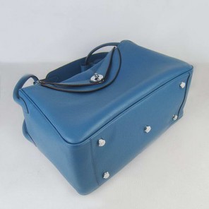 Hermes Lindy 34CM Shoulder Bag Blue H1056