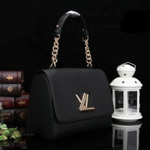 Louis Vuitton Original Leather Twist Bag M48618 Black