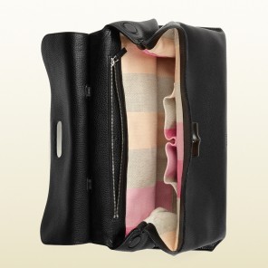 Online exclusive bamboo daily leather top handle bag