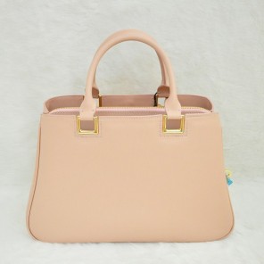 Prada Saffiano Calf Leather Tote Bag 2244 in Bare Pink