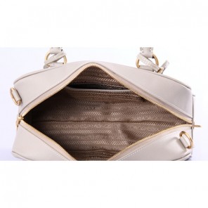 BL0758 Light grey Cross pattern full leather