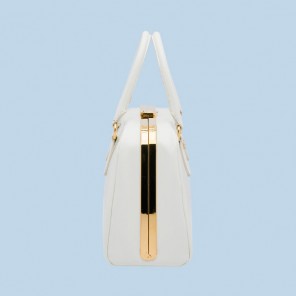 Hot Sell Prada Saffiano Leather Tote Bag BL0809 white