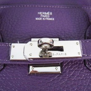 Hermes 35CM Purple (silver)