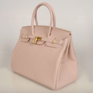 Hermes Birkin togo leather 35CM Pink togo(Gold)