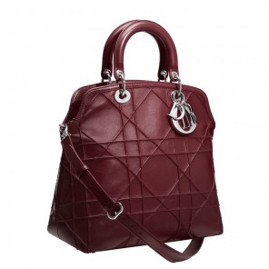 Vine-coloured leather and python-skin 