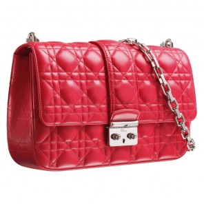 Crimson red leather 
