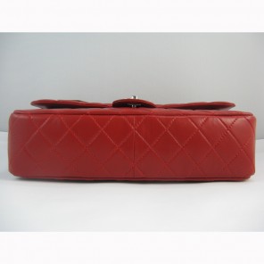 Chanel Red color with Silver chain