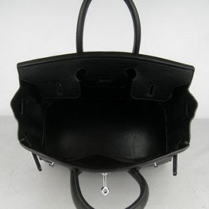Hermes Birkin 25CM Black (silver)